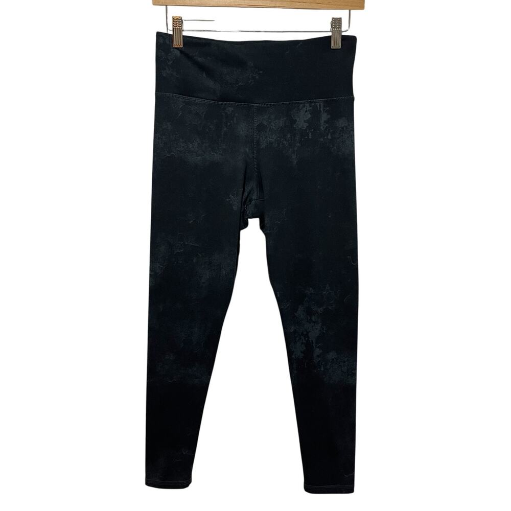 Jockey Leggings Womens Medium High Rise Stretch‎ Very Soft Marble Dye Ankle